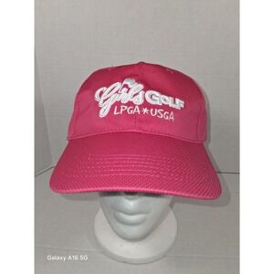 PINK Women/Girls Golf Hat LPGA USGA‎ Adjustable Pink Cap